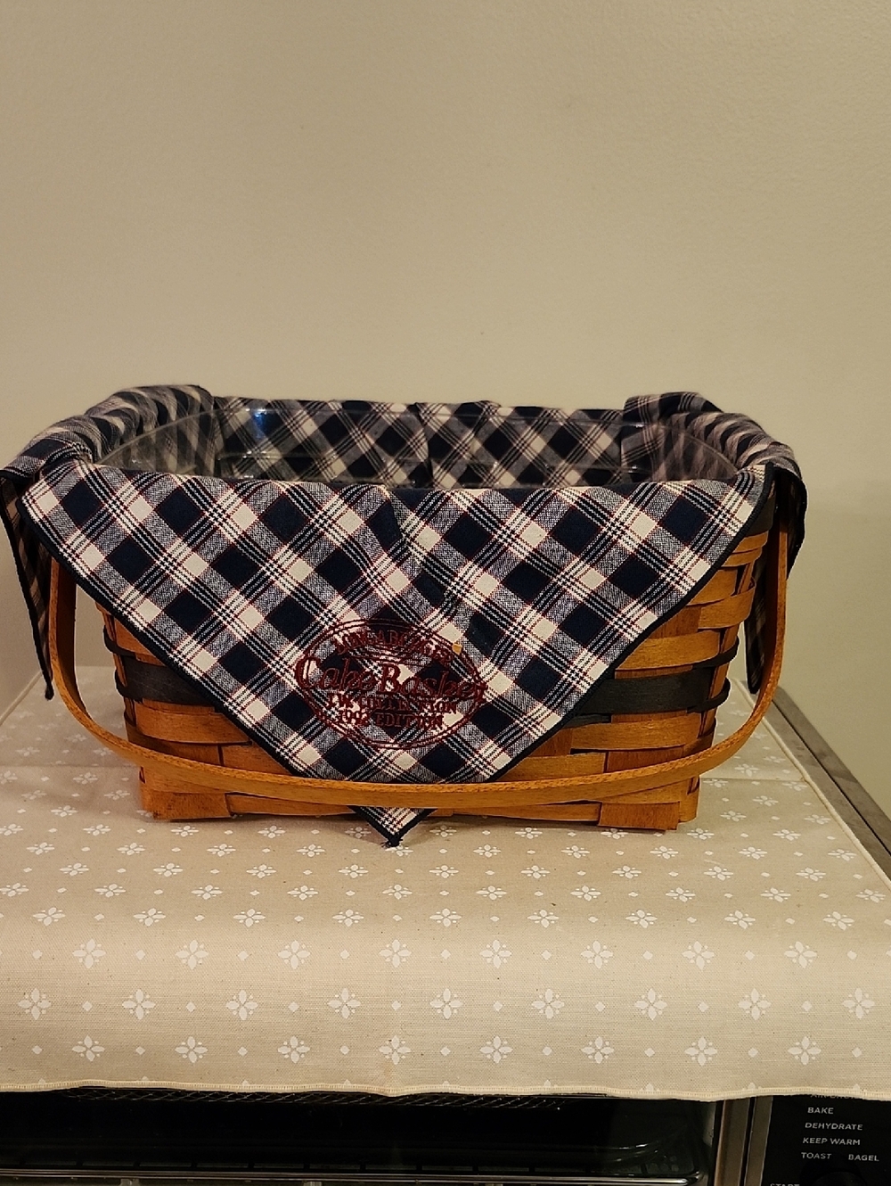 Longaberger J.W. Collection Cake Basket